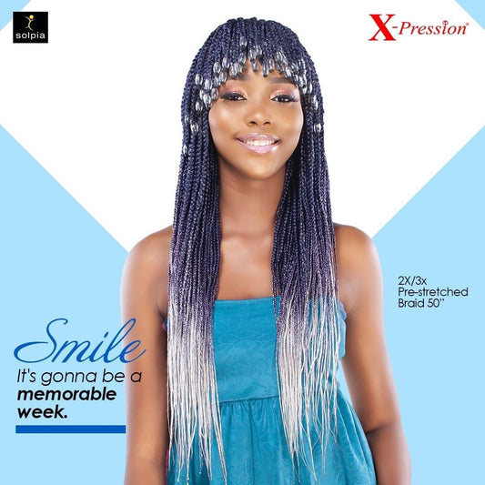 X-Pression 3X Pre-stretched Braid (50 inches)
