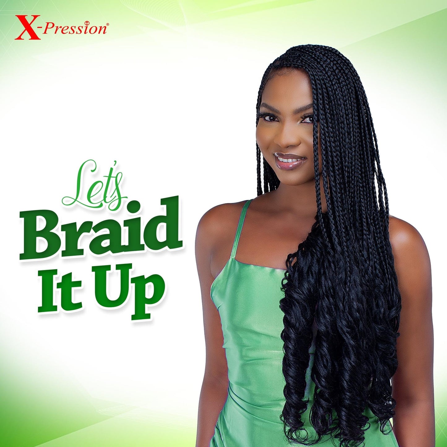 X-Pression 12X Curly Body French Curls (54")
