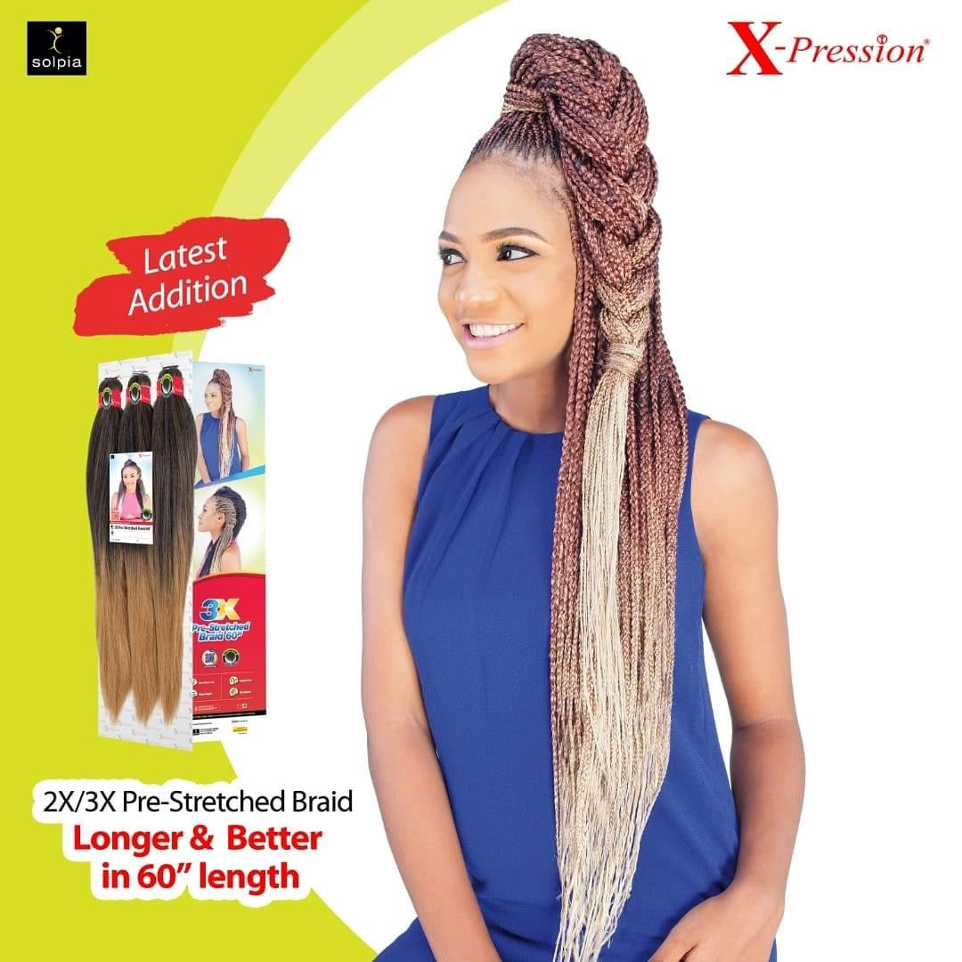 X-Pression Pre-stretched Braid 3X