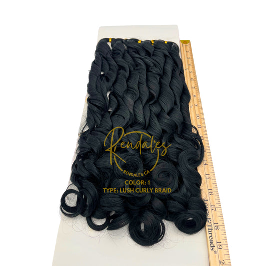 Lush Hair Curly Braid French Curls (66 inches)