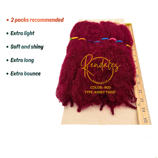 Lush Hair Kinky Twist, 24", 100g