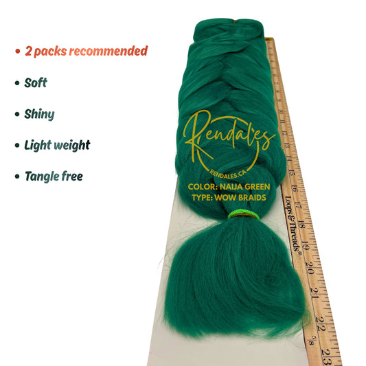 Lush Hair Wow Braids, 82", 230g