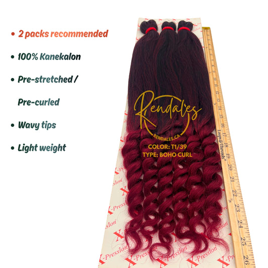 X-Pression Boho Curl, 60", 240g