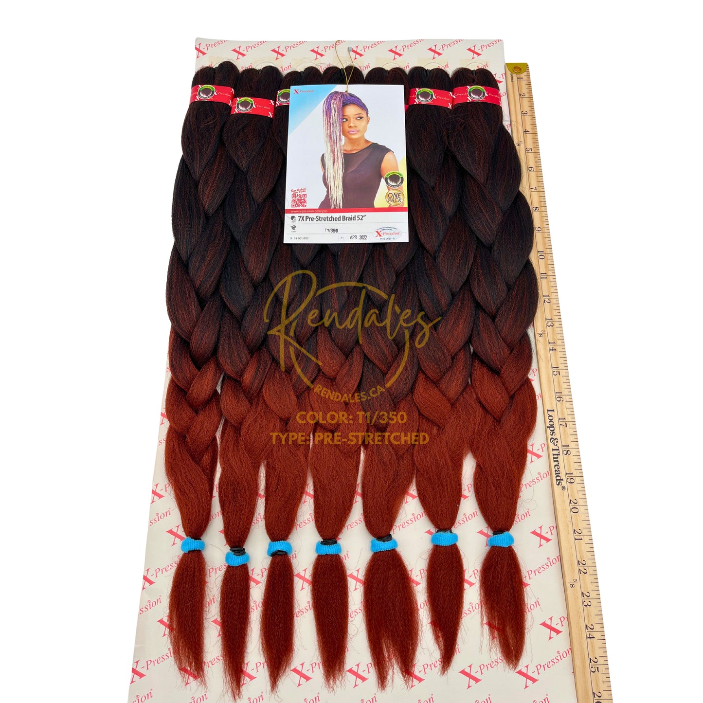 X-Pression 7X Pre-stretched Braid (52”)