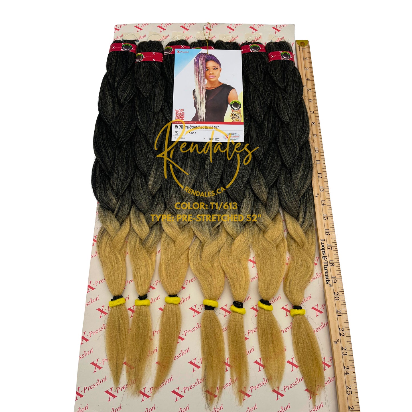 X-Pression 7X Pre-stretched Braid (52”)