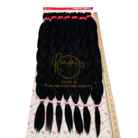 X-Pression 7X Pre-stretched Braid (64 inches)