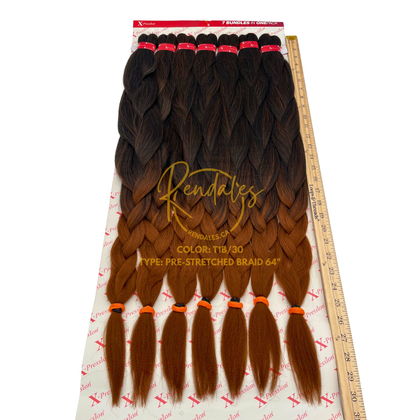 X-Pression 7X Pre-stretched Braid (64”)