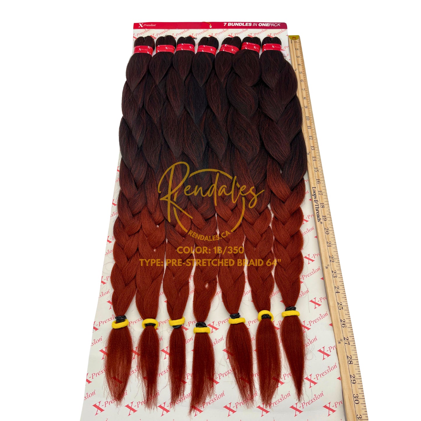 X-Pression 7X Pre-stretched Braid (64”)
