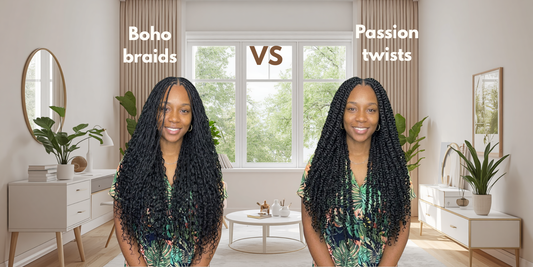 Boho Braids vs. Passion Twists: What’s the Difference?