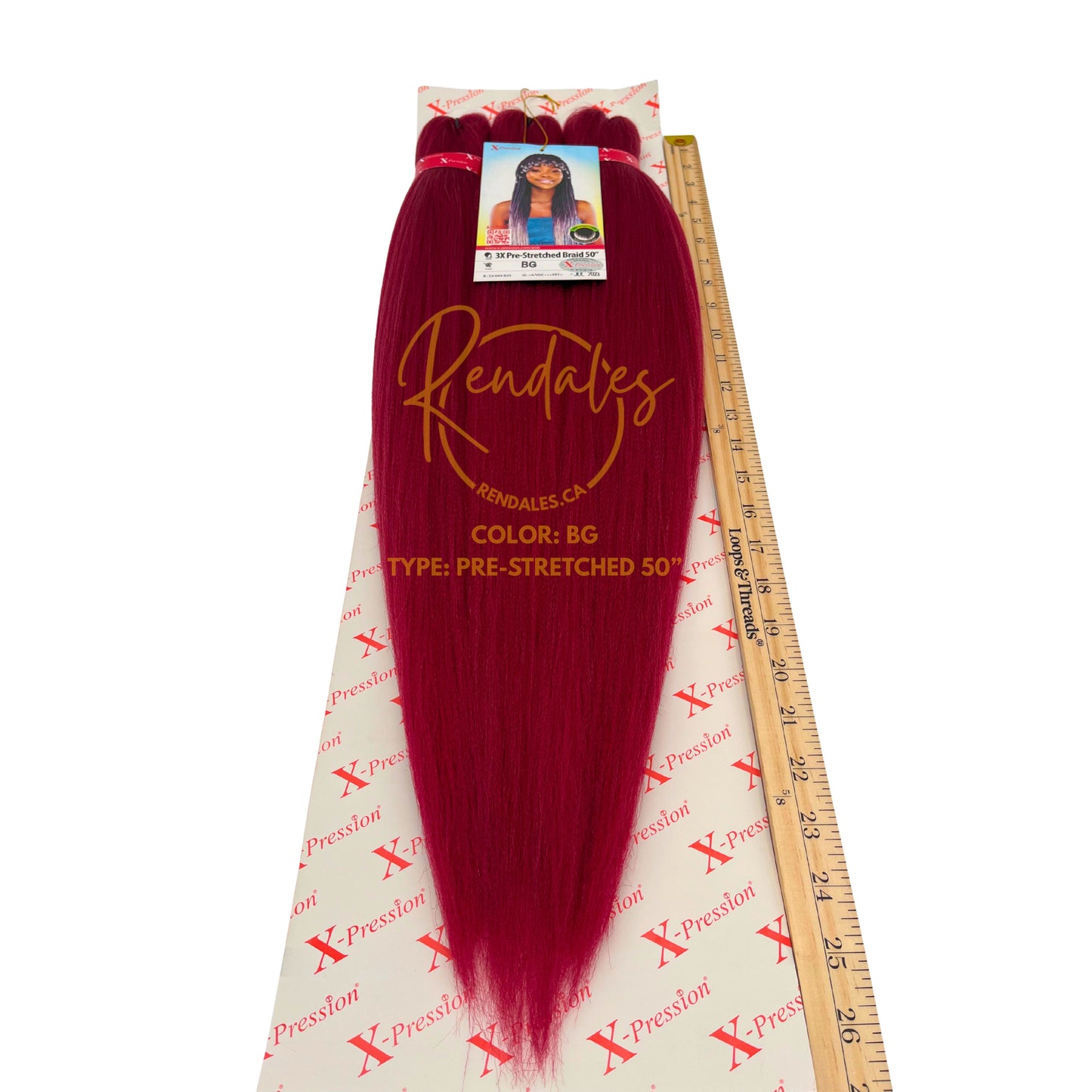 X-Pression 3X Pre-stretched Braid (50 inches)