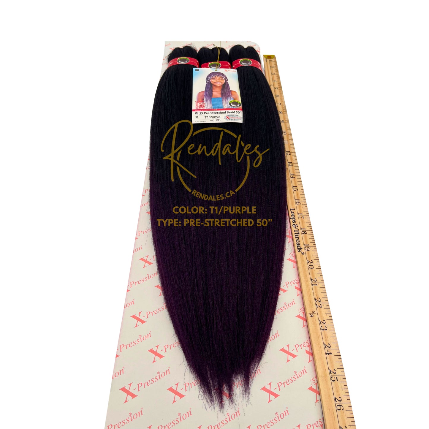 X-Pression 3X Pre-stretched Braid (50 inches)