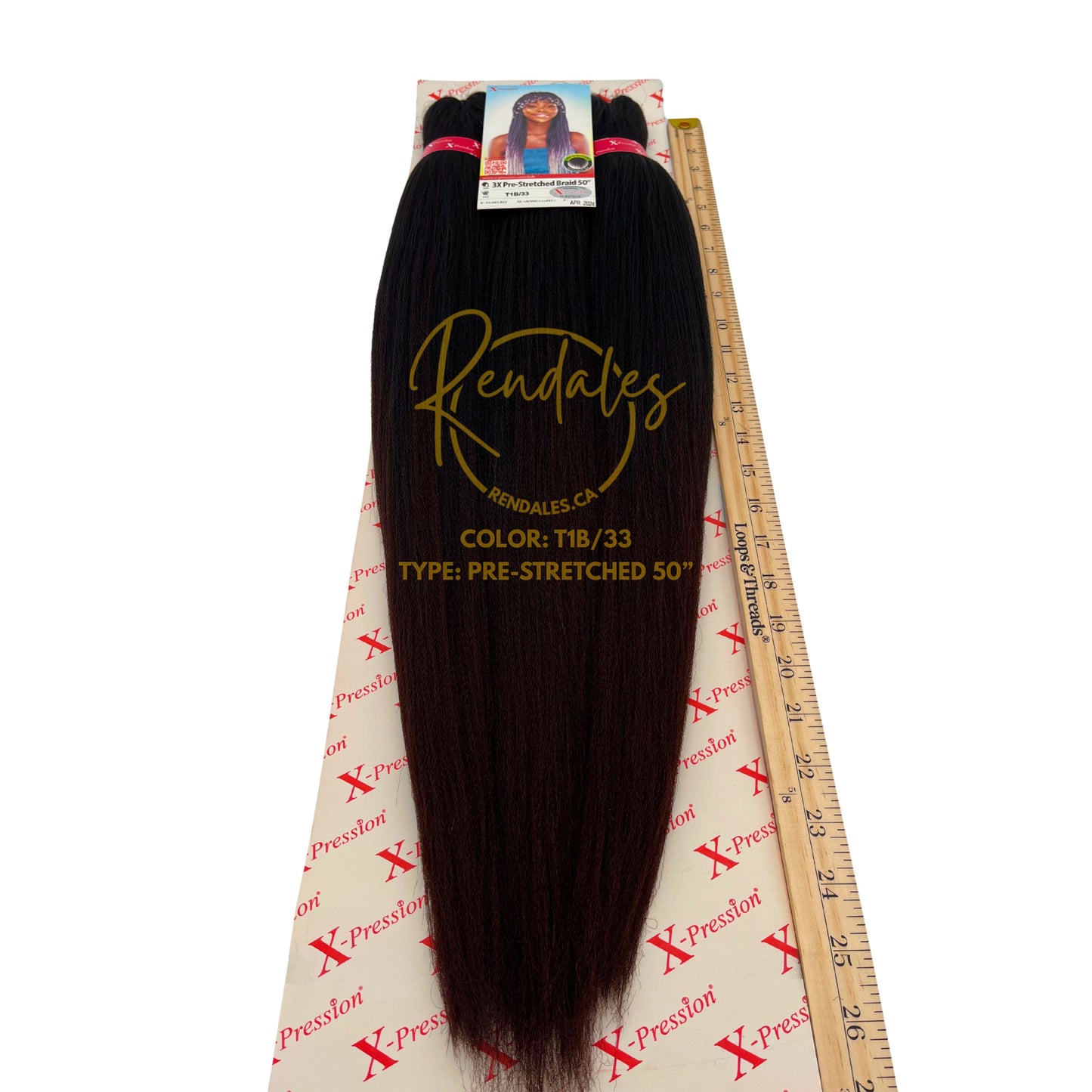 X-Pression 3X Pre-stretched Braid (50 inches)