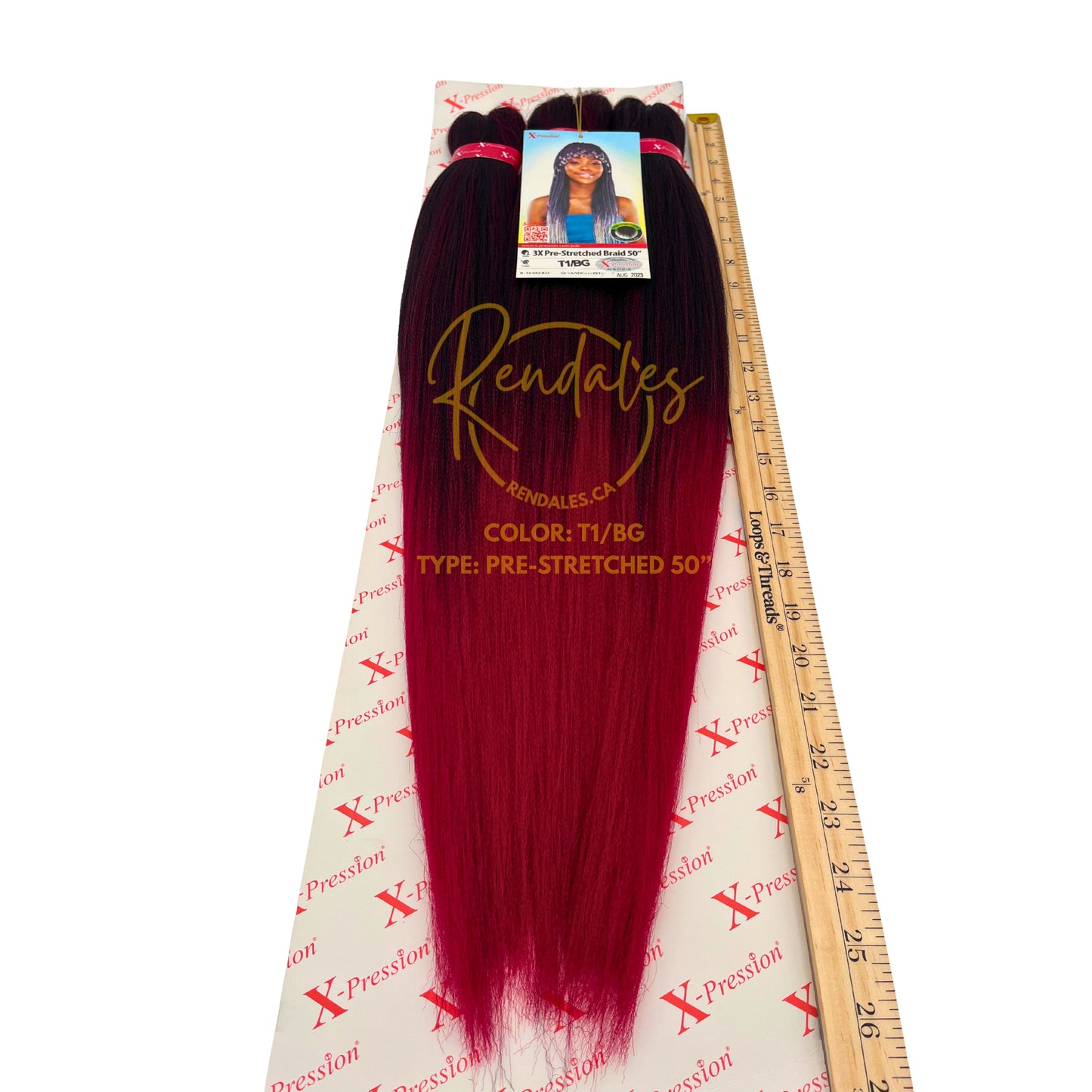 X-Pression 3X Pre-stretched Braid (50 inches)