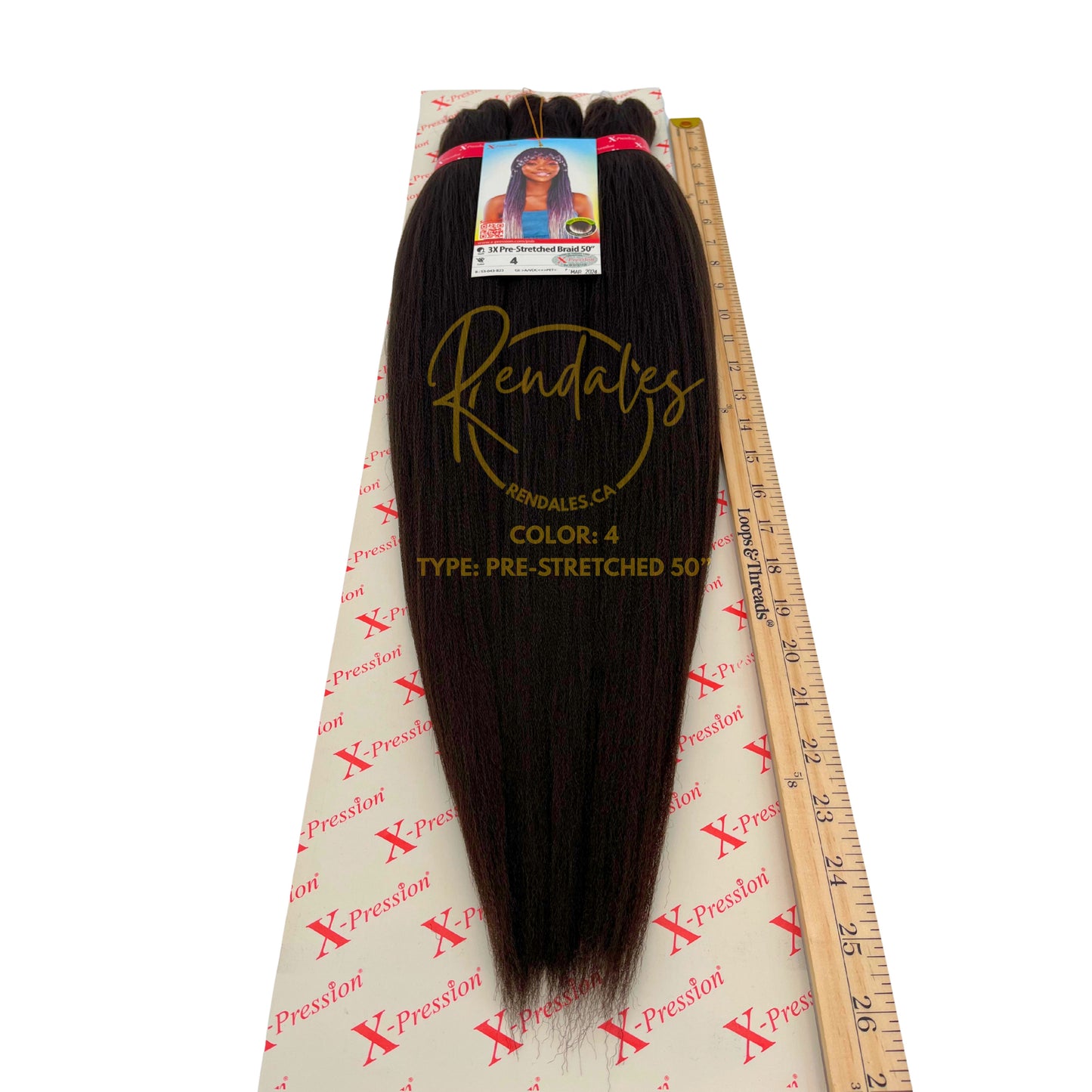 X-Pression 3X Pre-stretched Braid (50 inches)
