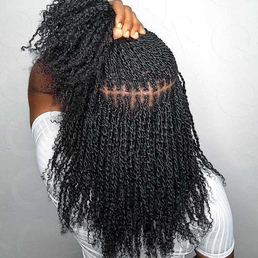 Afro Kinky Bulk Hair Extensions (16”)
