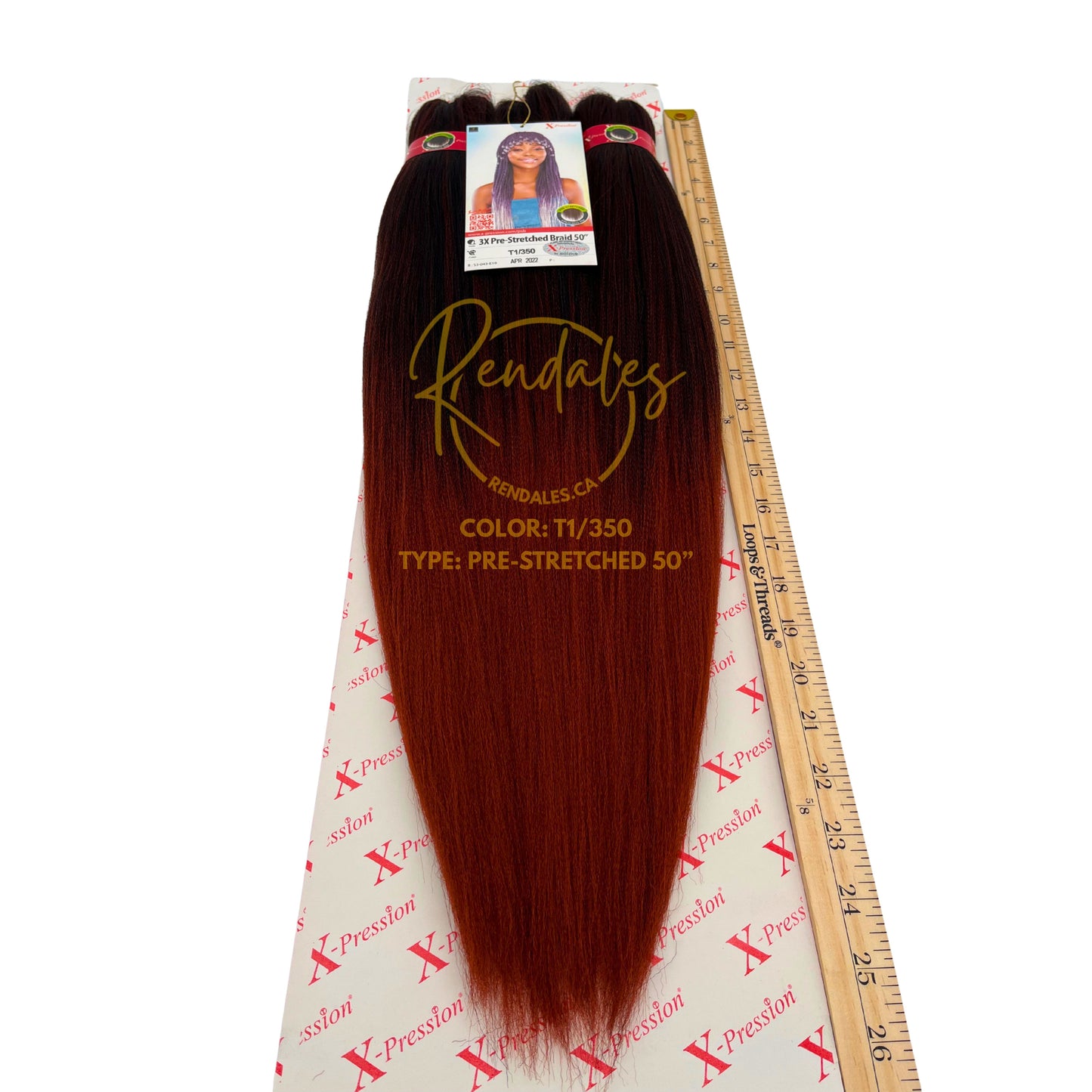 X-Pression 3X Pre-stretched Braid (50 inches)