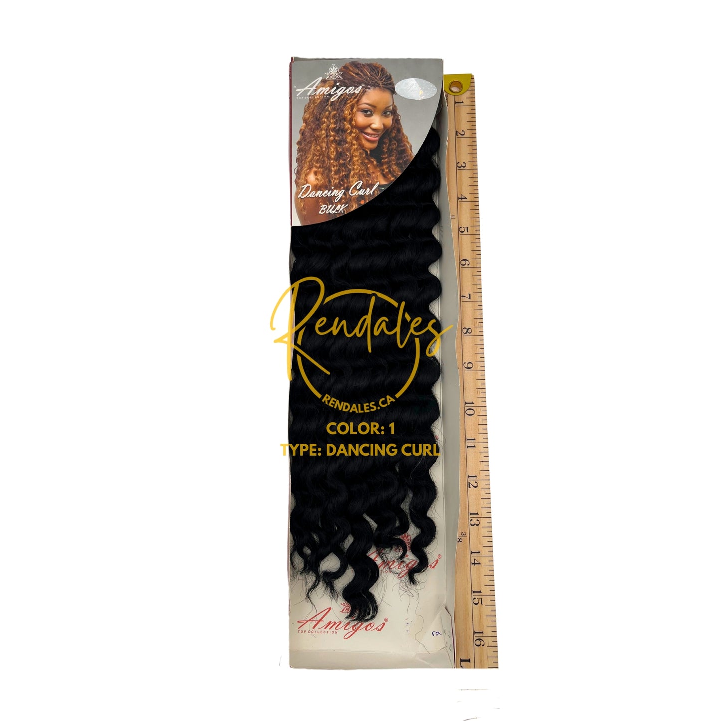 Amigos Dancing Curl Bulk, 18", 180g