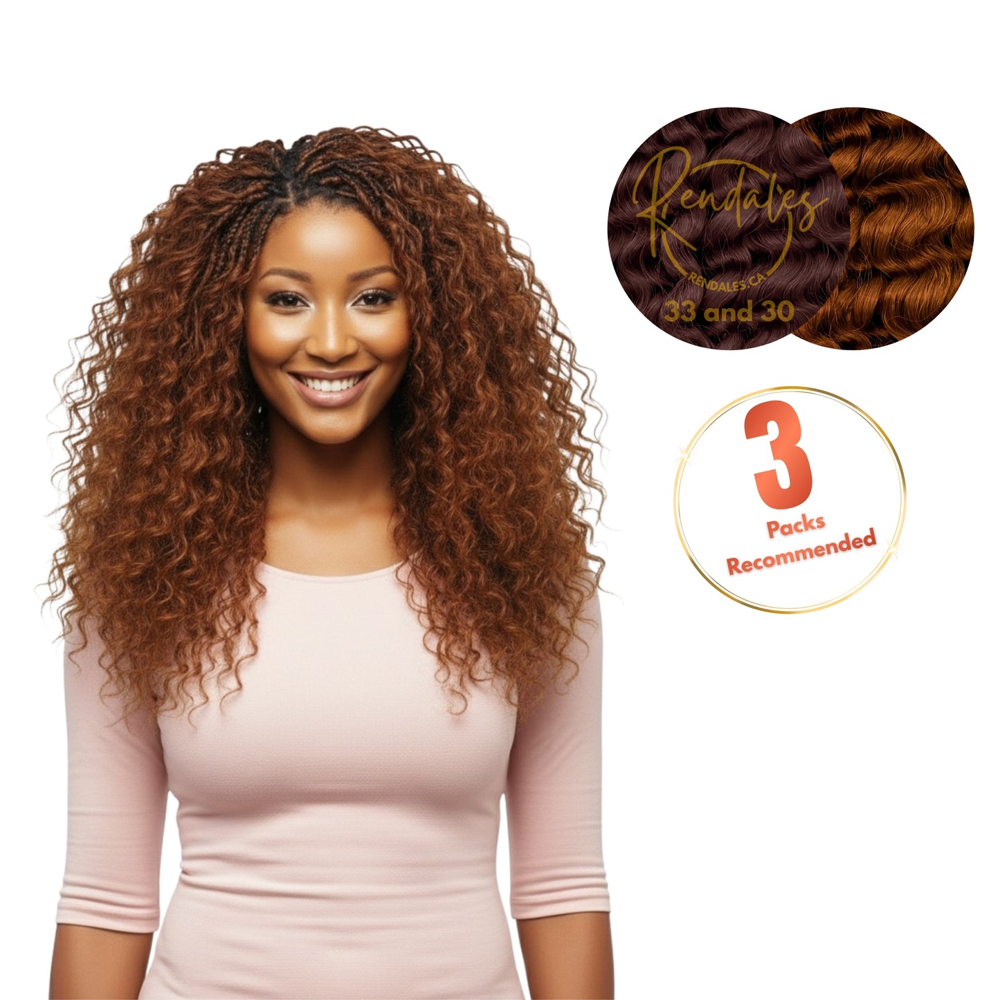 Amigos Dancing Curl Bulk, 18", 180g