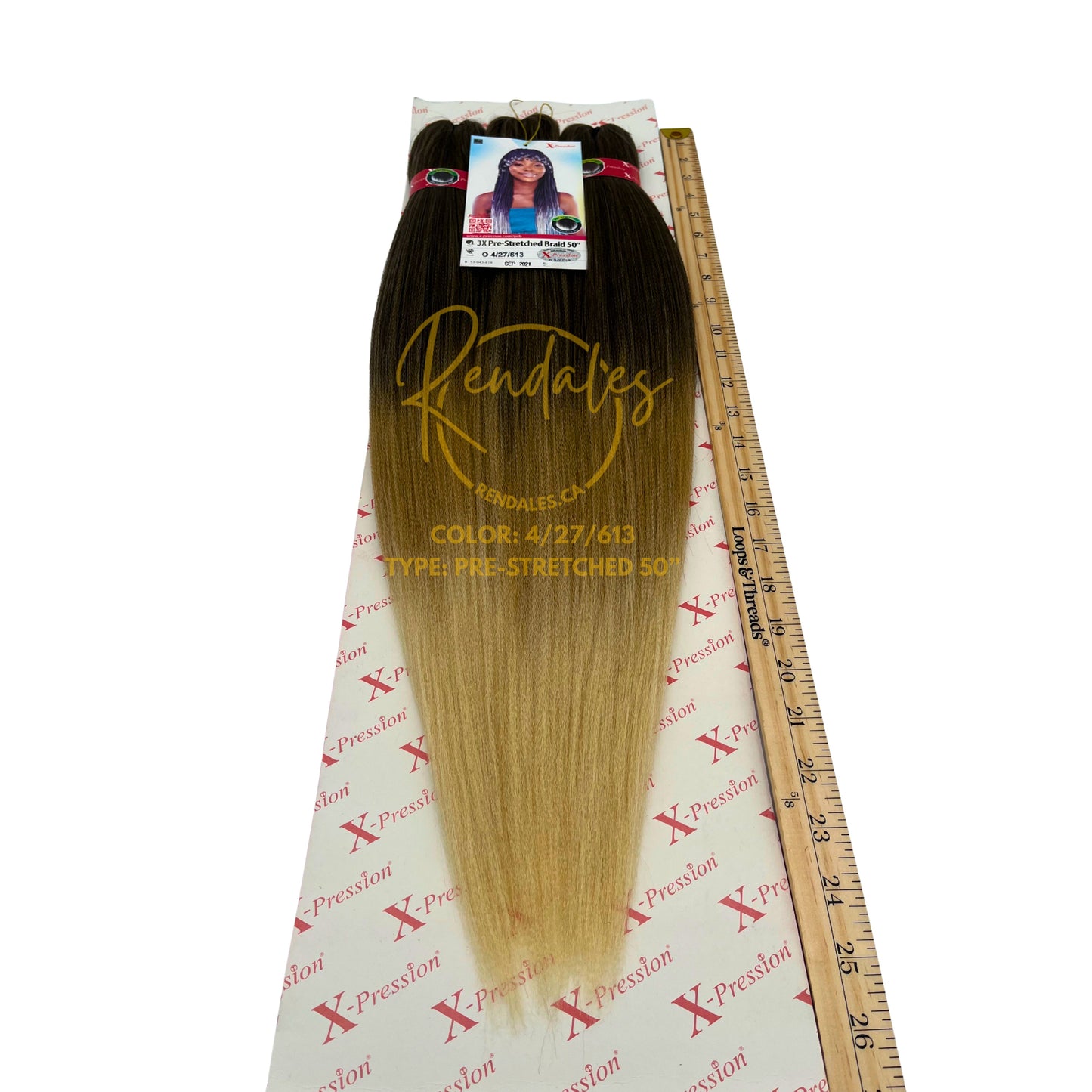 X-Pression 3X Pre-stretched Braid (50 inches)