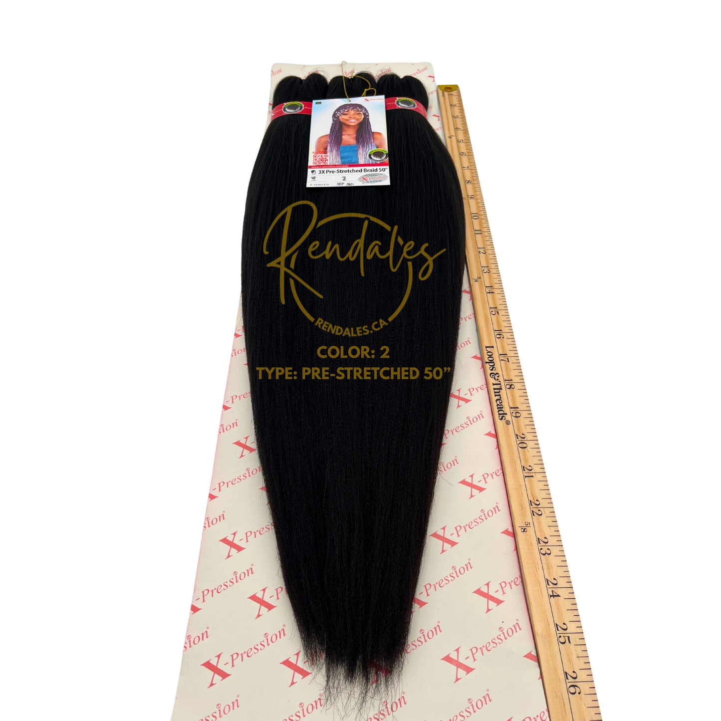 X-Pression 3X Pre-stretched Braid (50 inches)