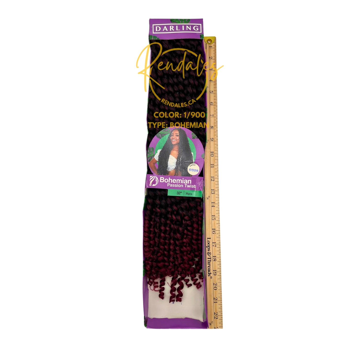 Darling Bohemian Passion Twist, 32", 210g