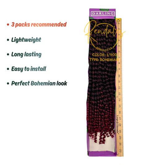 Darling Bohemian Passion Twist, 32", 210g