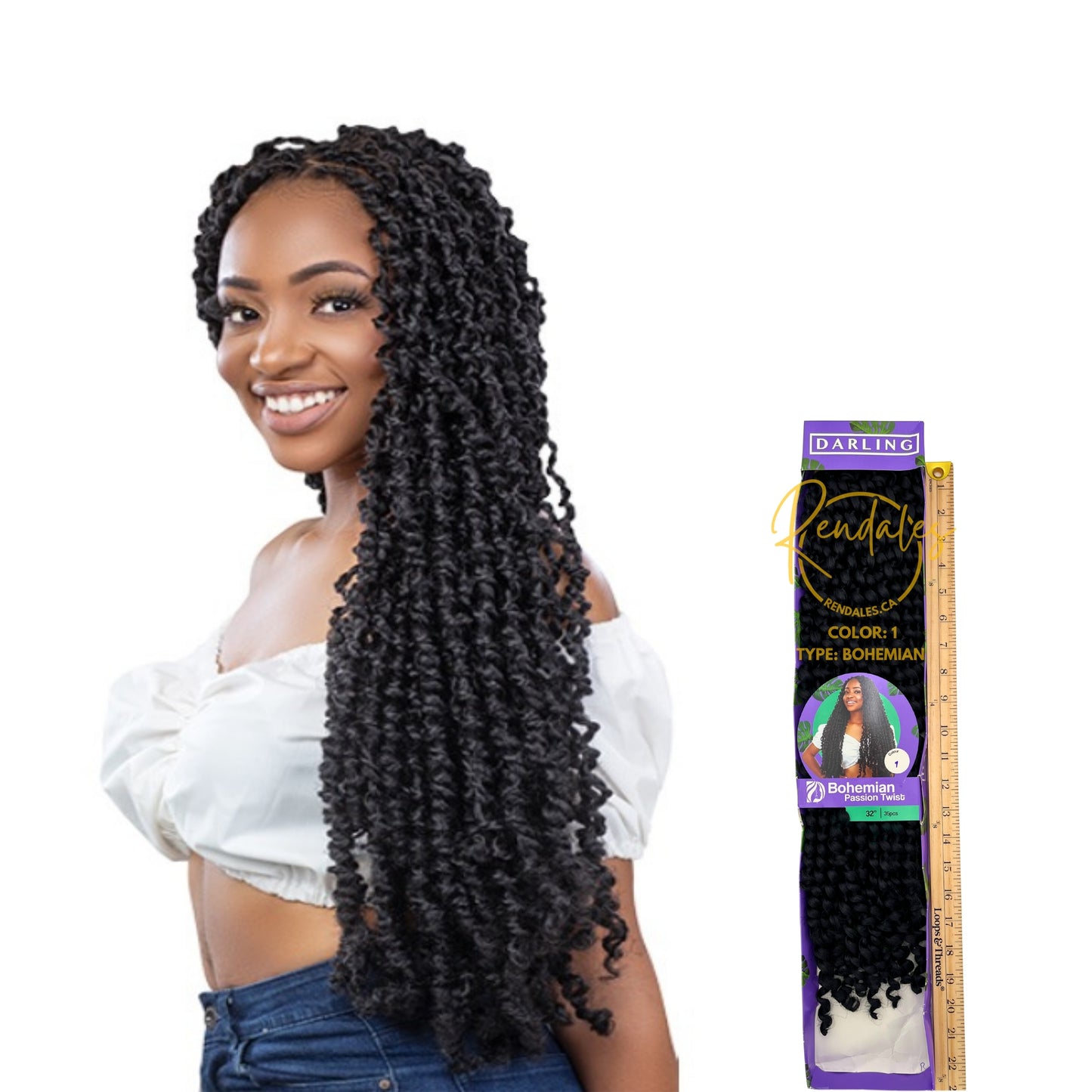 Darling Bohemian Passion Twist, 32", 210g