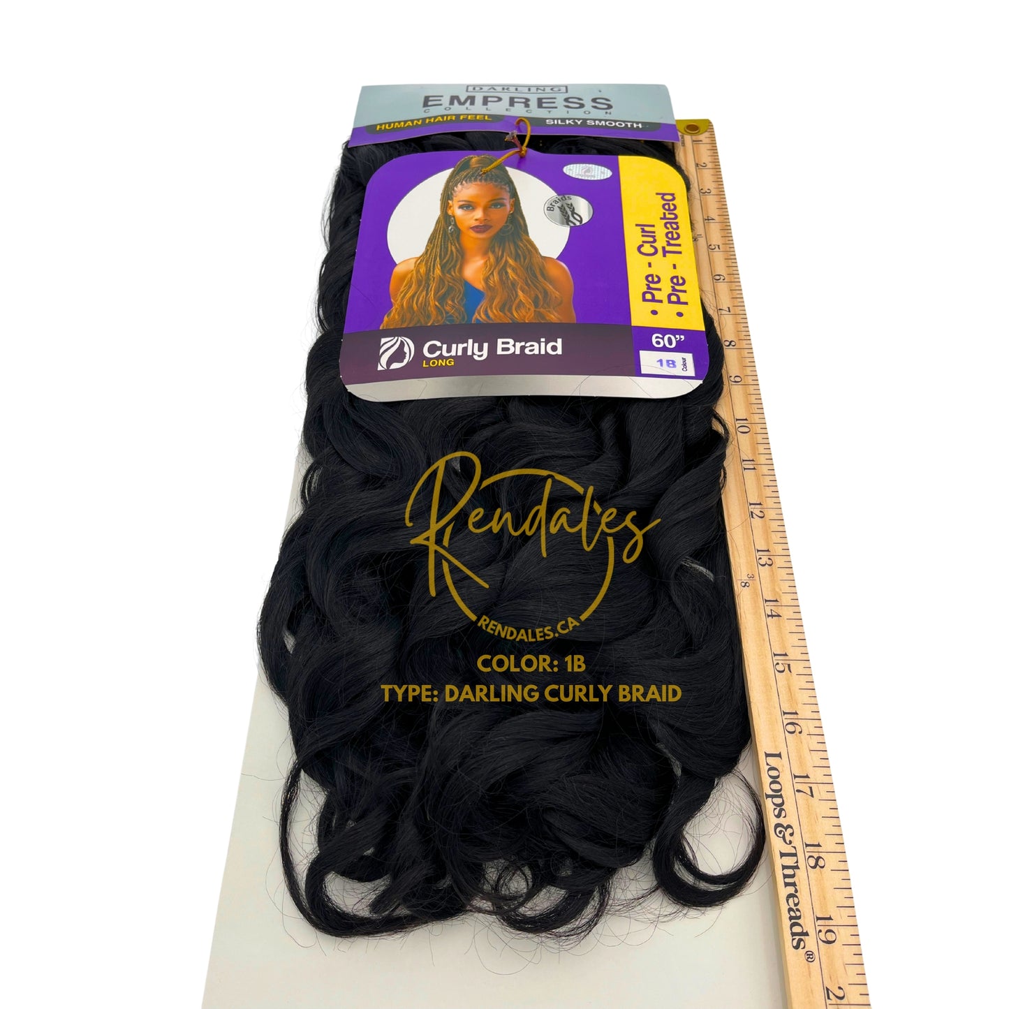 Darling Curly Braid, 60", 320g