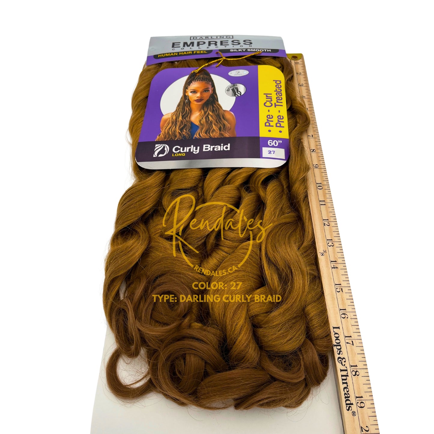 Darling Curly Braid, 60", 320g