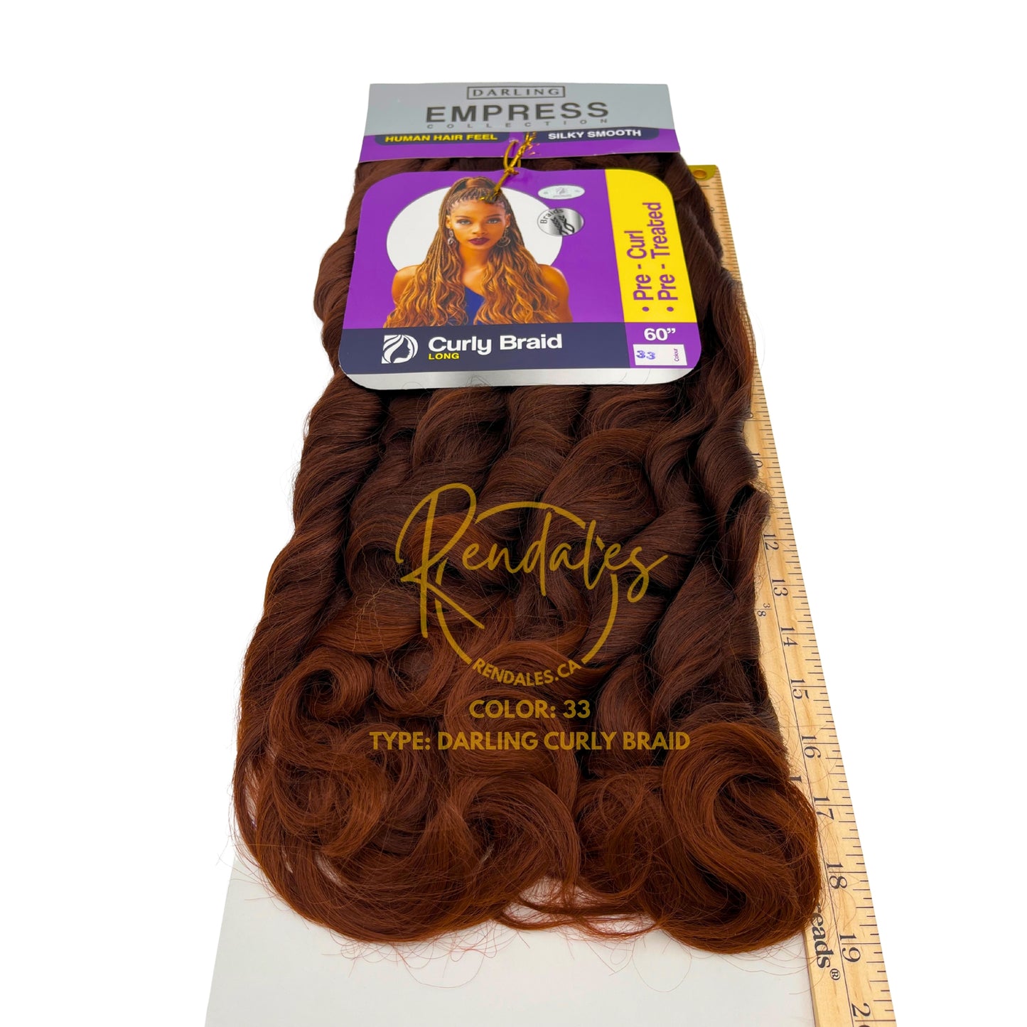 Darling Curly Braid, 60", 320g