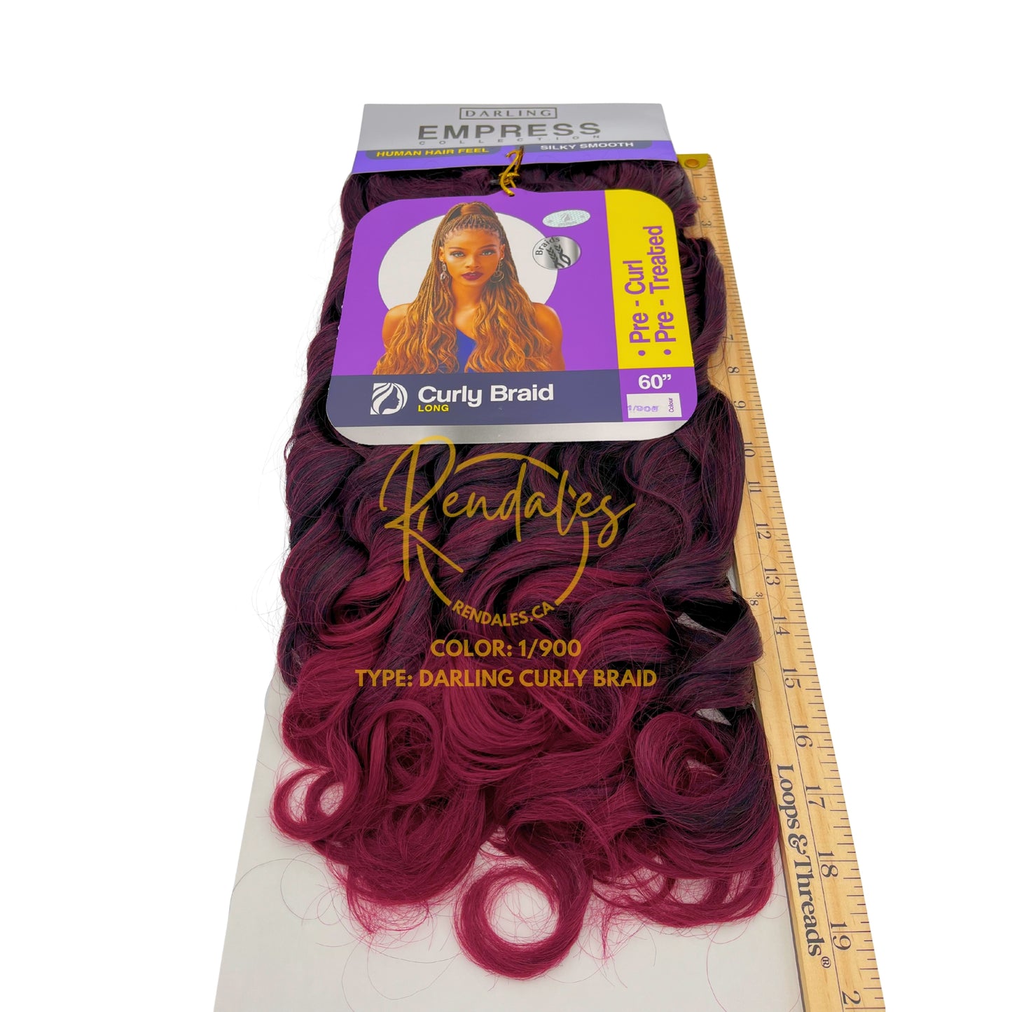 Darling Curly Braid, 60", 320g