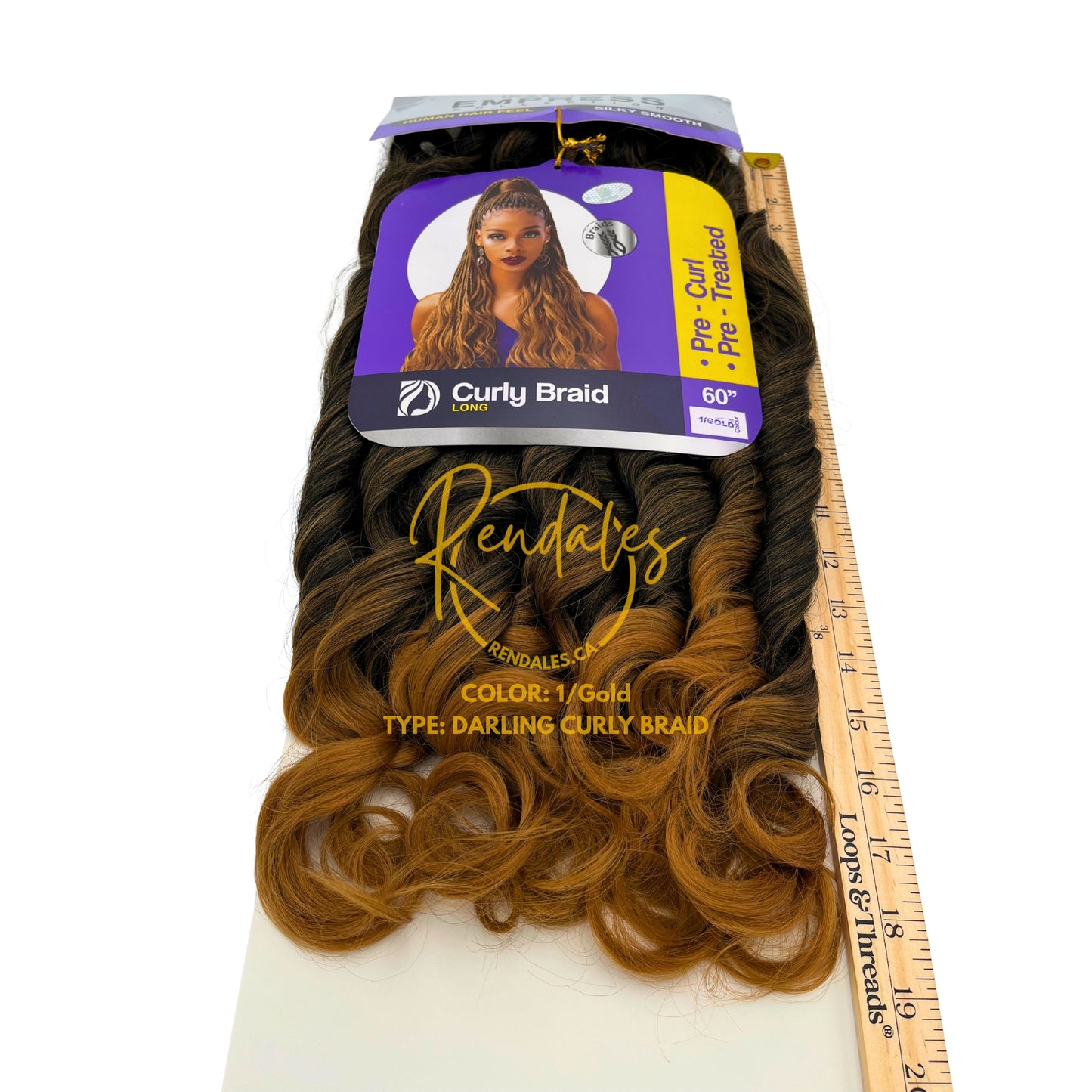 Darling Curly Braid, 60", 320g