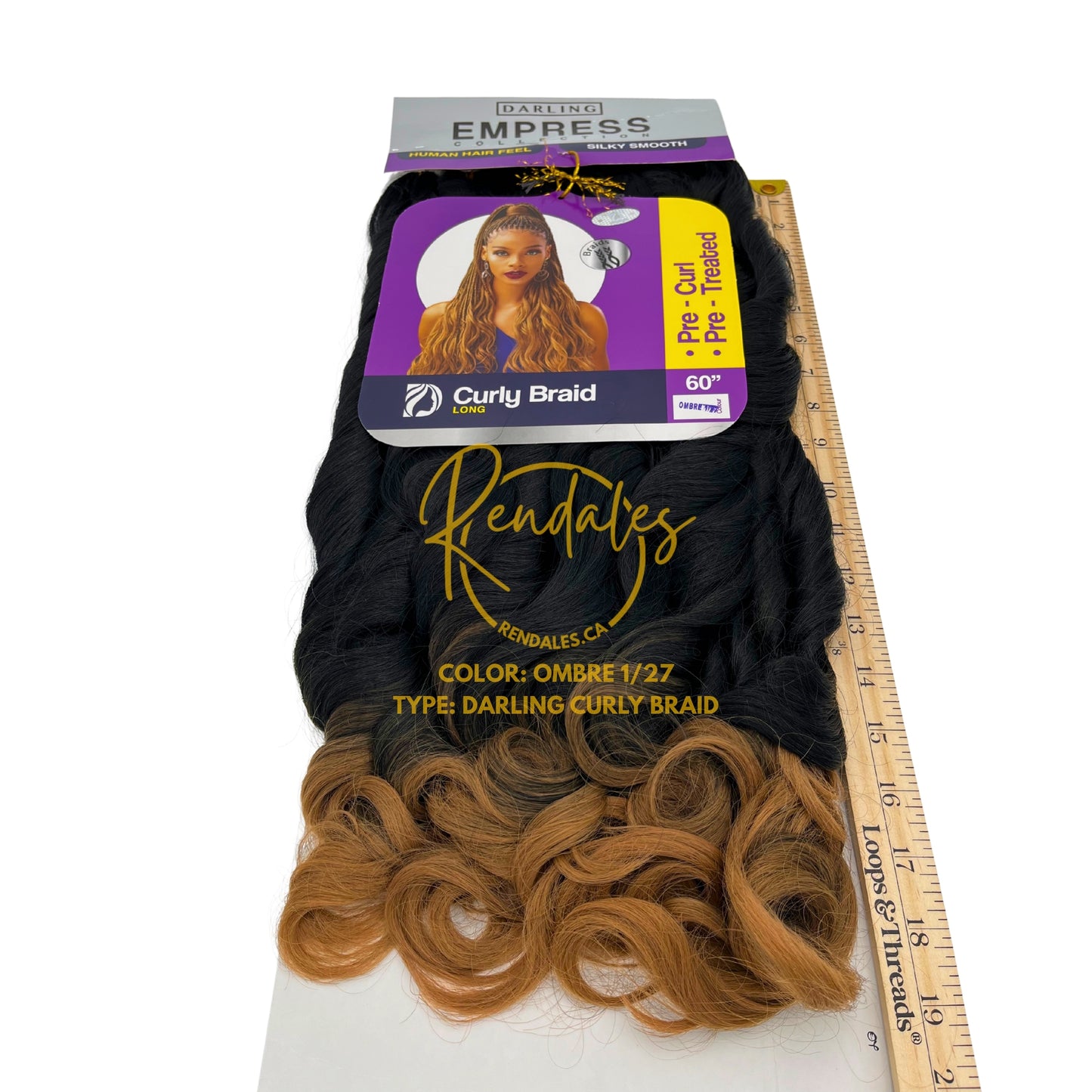 Darling Curly Braid, 60", 320g