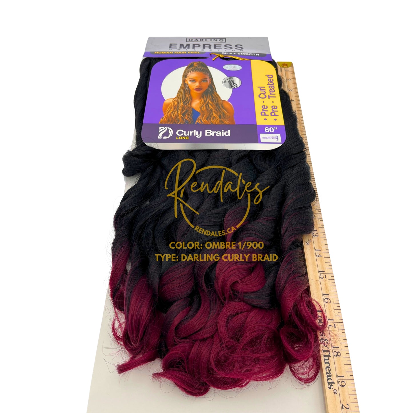 Darling Curly Braid, 60", 320g