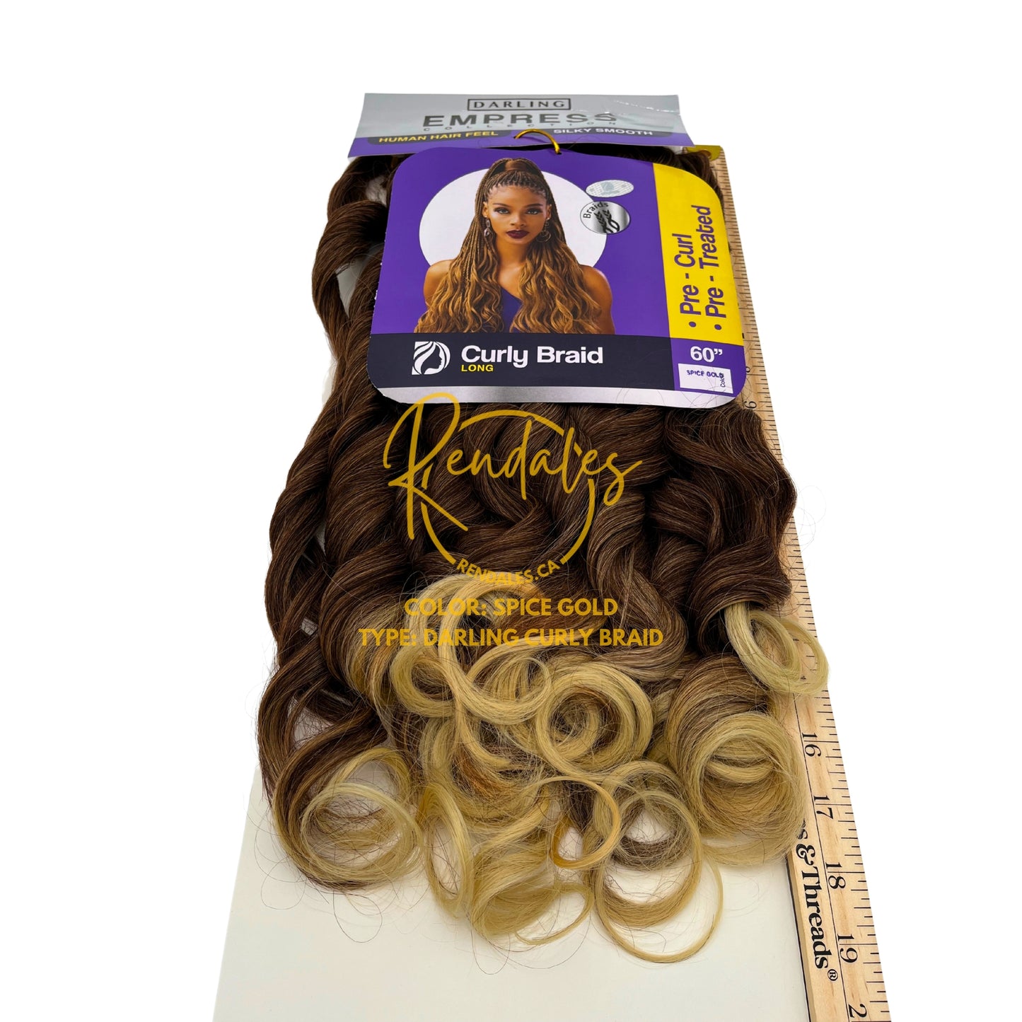 Darling Curly Braid, 60", 320g