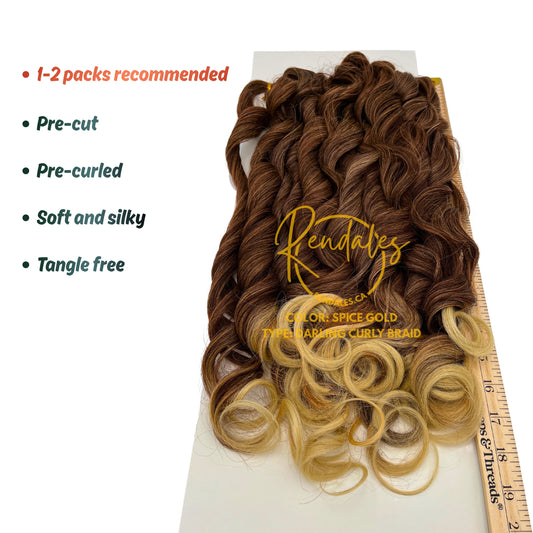 Darling Curly Braid, 60", 320g