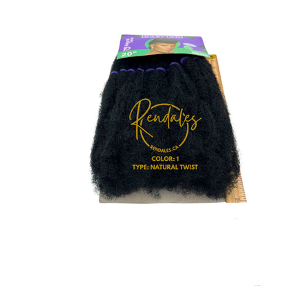 Darling Natural Twist, 20", 100g