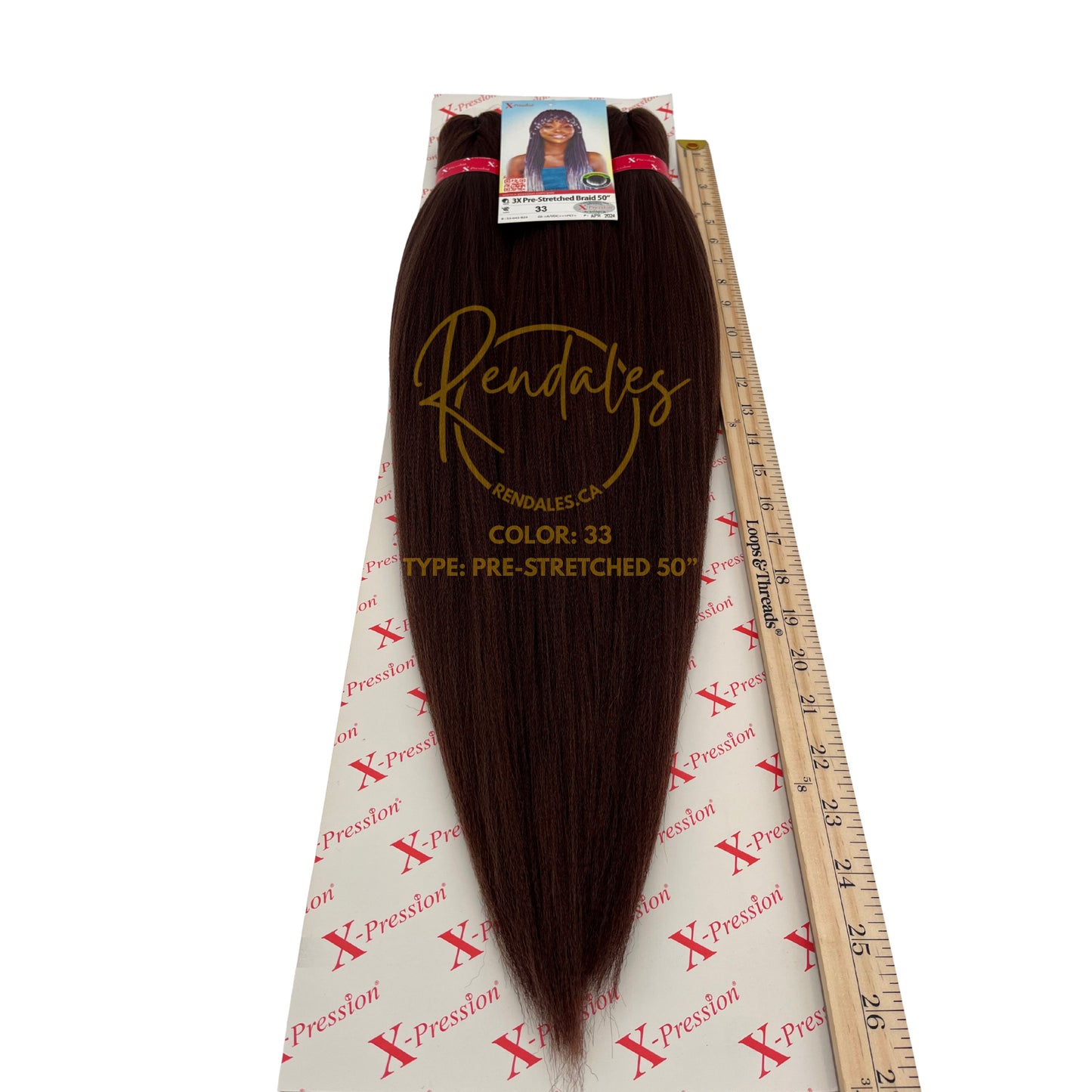 X-Pression 3X Pre-stretched Braid (50 inches)