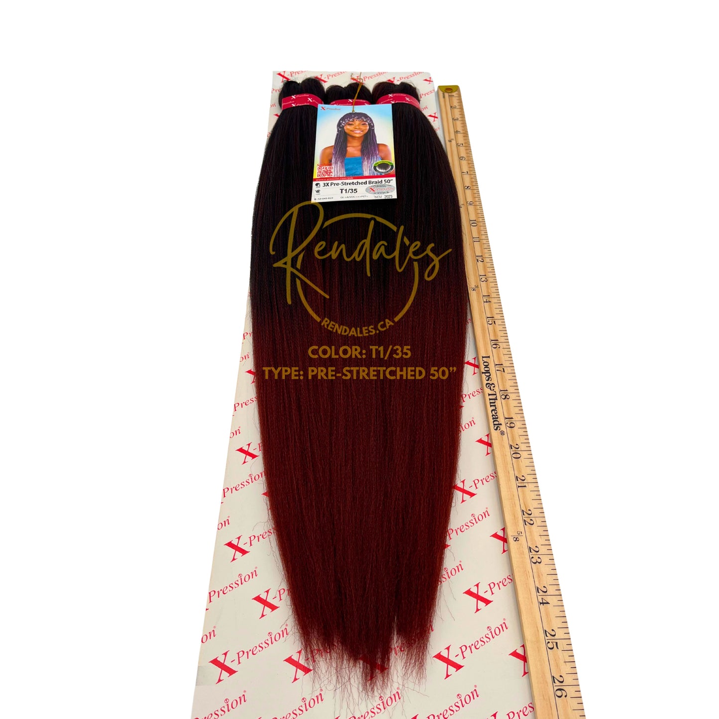 X-Pression 3X Pre-stretched Braid (50 inches)