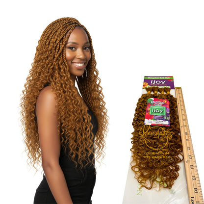 Ijoy Goddess Bob Mongolian Water Bulk Hair, 22", 100g