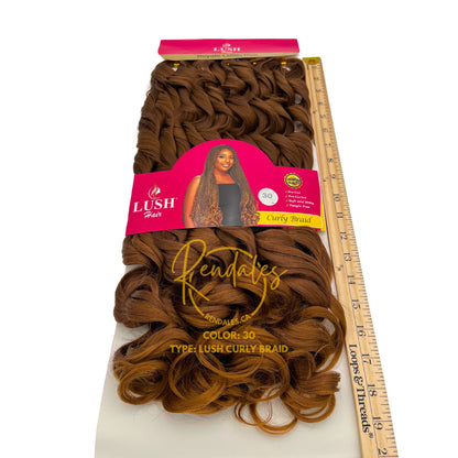 Lush Hair Curly Braid, 66", 320g
