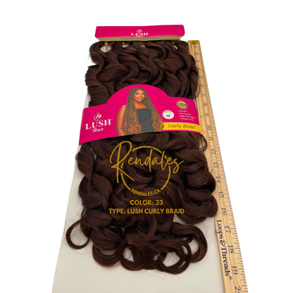 Lush Hair Curly Braid, 66", 320g