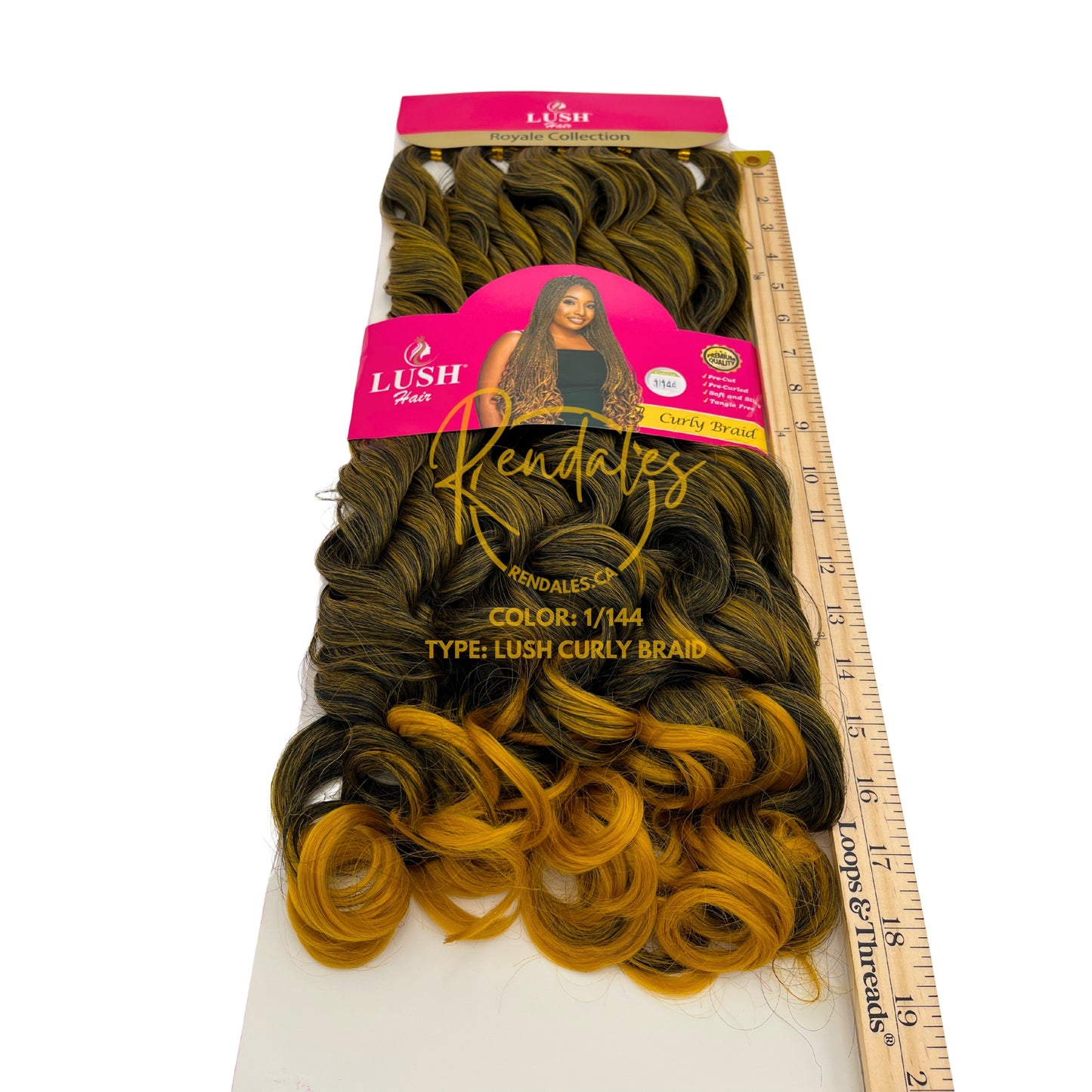 Lush Hair Curly Braid, 66", 320g