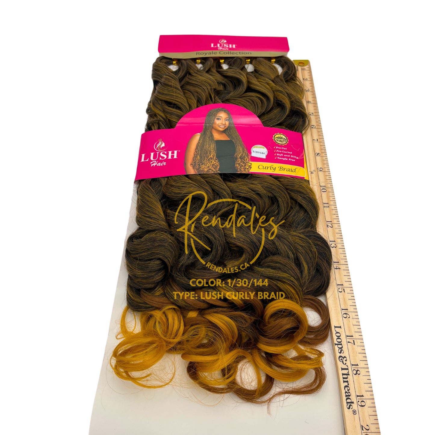 Lush Hair Curly Braid, 66", 320g