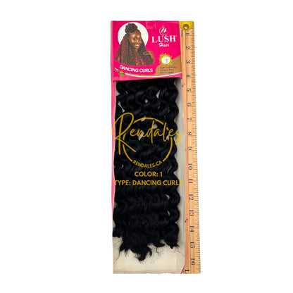Lush Hair Dancing Curls Bulk, 19", 180g