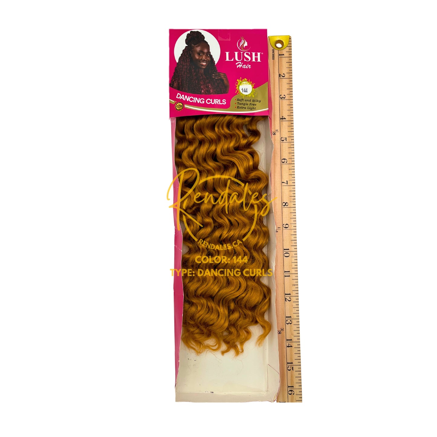Lush Hair Dancing Curls Bulk, 19", 180g