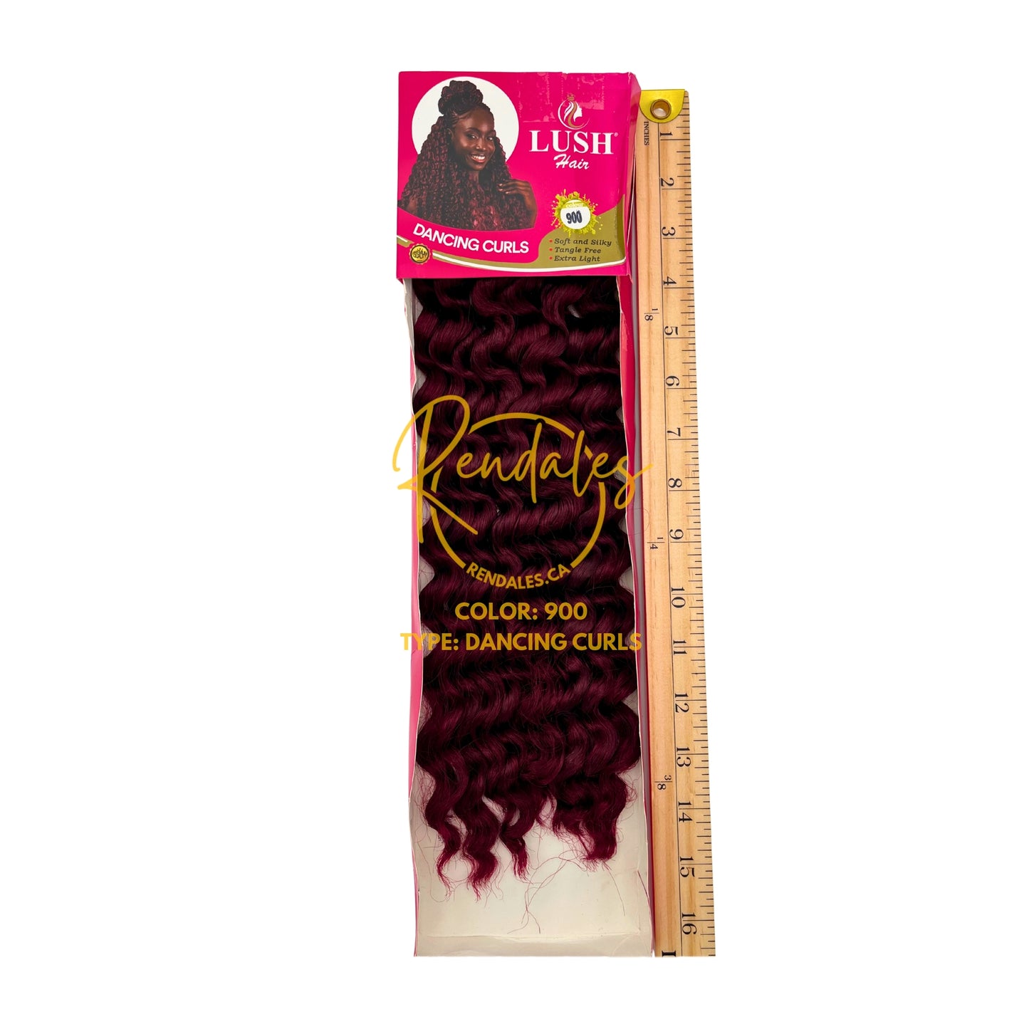 Lush Hair Dancing Curls Bulk, 19", 180g