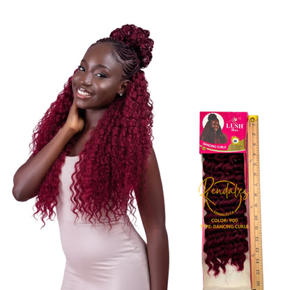 Lush Hair Dancing Curls Bulk, 19", 180g