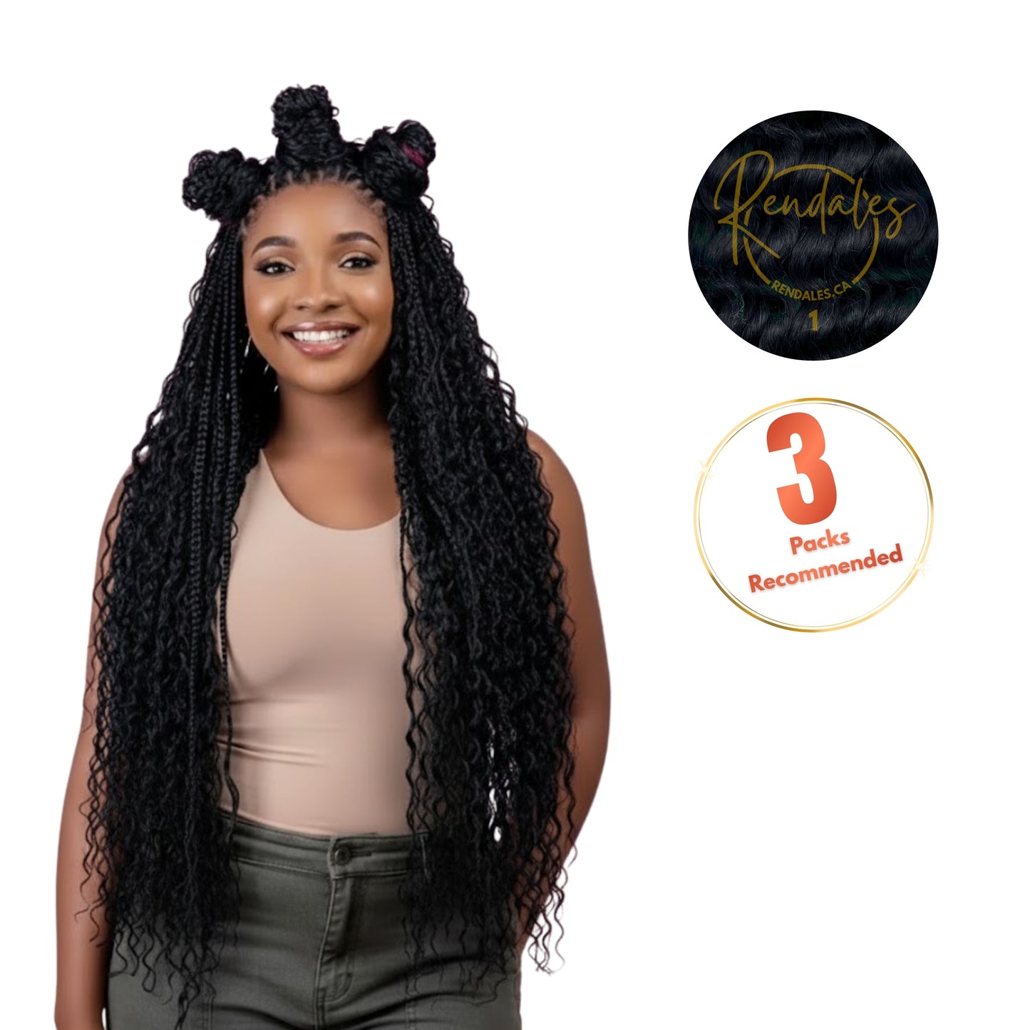 Lush Hair Dancing Curls Bulk, 19", 180g