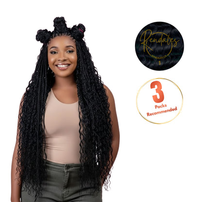 Lush Hair Dancing Curls Bulk, 19", 180g